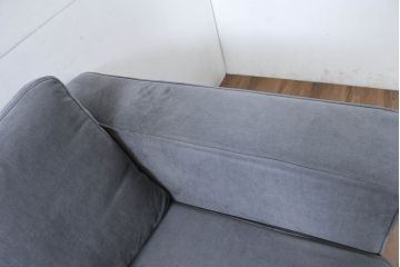 中古　美品　BoConcept(ボーコンセプト)　ゆったりとした座り心地が楽しめる落ち着いた色味のL字型ソファ(3人掛け、2人掛け、3P、2P、カウチソファ、コーナーソファ)(定価推定約40万円)(R-083238)