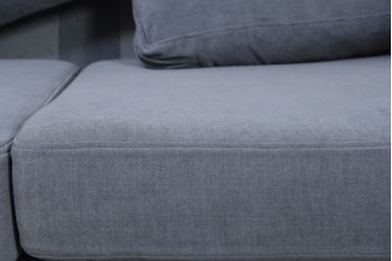 中古　美品　BoConcept(ボーコンセプト)　ゆったりとした座り心地が楽しめる落ち着いた色味のL字型ソファ(3人掛け、2人掛け、3P、2P、カウチソファ、コーナーソファ)(定価推定約40万円)(R-083238)
