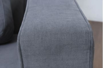中古　美品　BoConcept(ボーコンセプト)　ゆったりとした座り心地が楽しめる落ち着いた色味のL字型ソファ(3人掛け、2人掛け、3P、2P、カウチソファ、コーナーソファ)(定価推定約40万円)(R-083238)