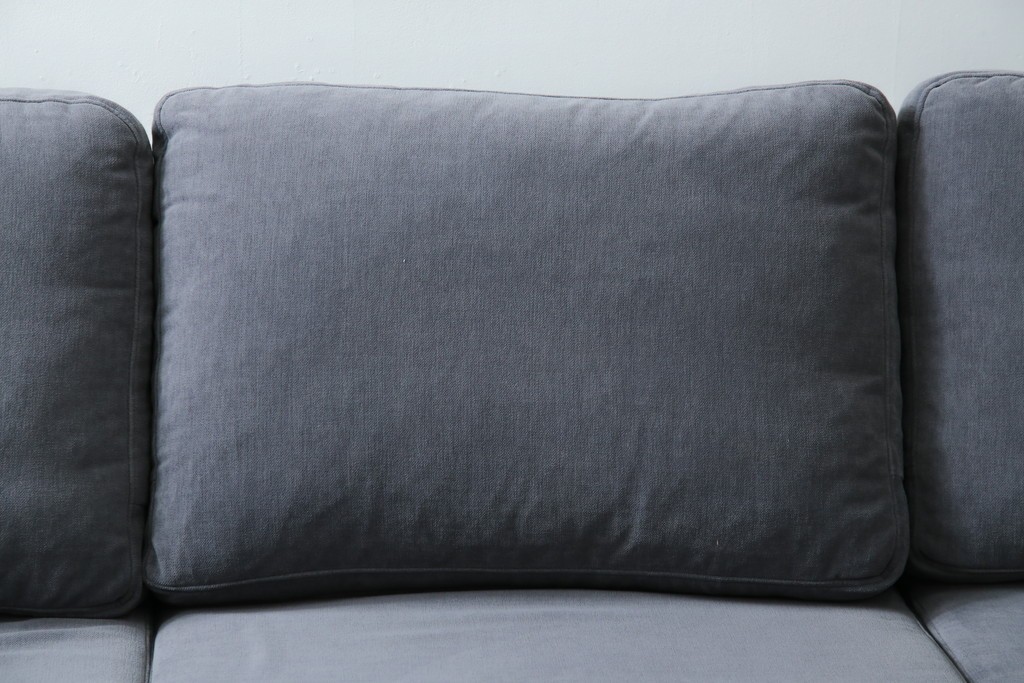 中古　美品　BoConcept(ボーコンセプト)　ゆったりとした座り心地が楽しめる落ち着いた色味のL字型ソファ　定価推定約40万円　(R-083238)