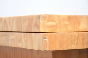 中古　イタリア　Giorgio Collection(ジョルジオコレクション)　美しいパーケットリー天板と便利なドローリーフ機能を備えたダイニングテーブル(エクステンションテーブル、伸長式テーブル、拡張式テーブル、食卓、4人掛け、6人掛け、4人用、6人用)(定価約350万円)(R-083249)