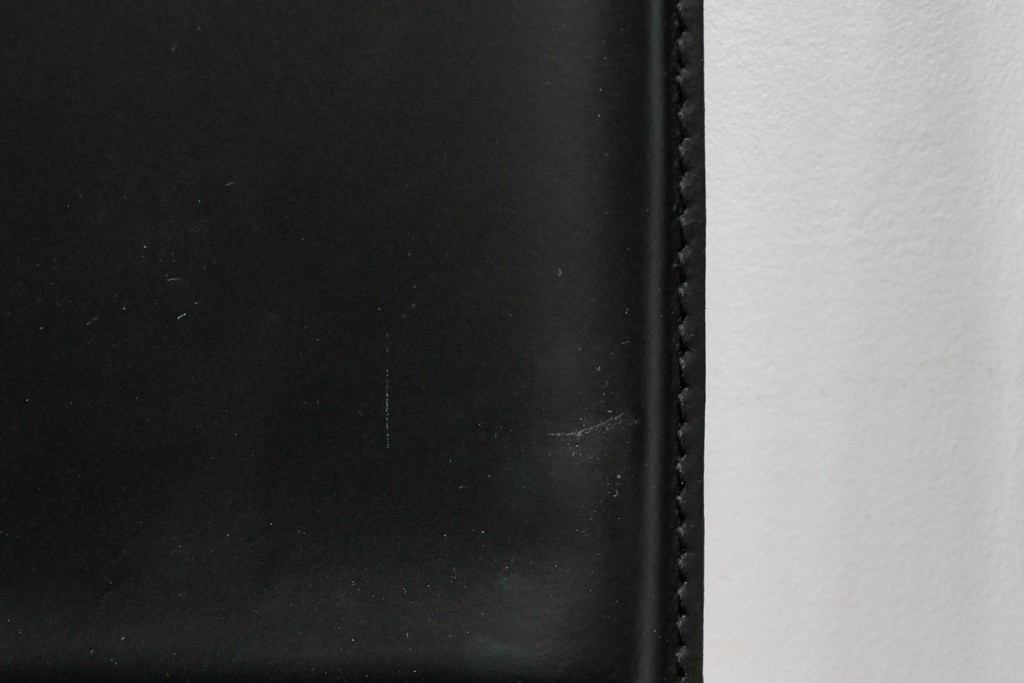 中古　イタリア　calligaris(カリガリス)　本革製ダイニングチェア3脚セット　※座面内部のウレタンに劣化有り　(R-083250)