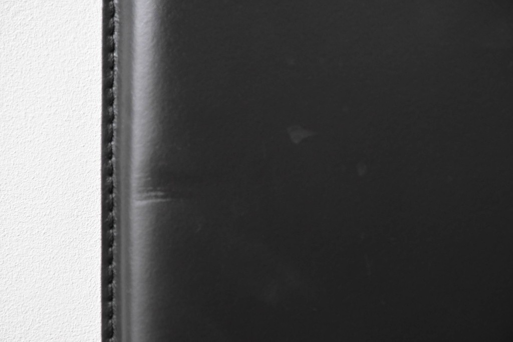 中古　イタリア　calligaris(カリガリス)　本革製ダイニングチェア3脚セット　※座面内部のウレタンに劣化有り　(R-083250)