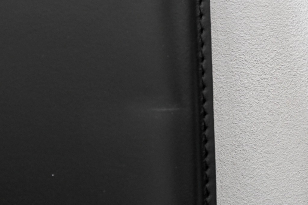 中古　イタリア　calligaris(カリガリス)　本革製ダイニングチェア3脚セット　※座面内部のウレタンに劣化有り　(R-083250)