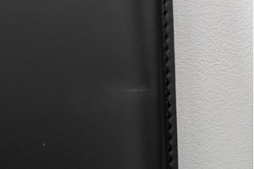 中古　イタリア　calligaris(カリガリス)　本革製ダイニングチェア3脚セット　※座面内部のウレタンに劣化有り　(R-083250)