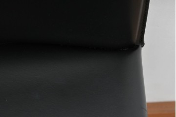 中古　イタリア　calligaris(カリガリス)　本革製ダイニングチェア3脚セット　※座面内部のウレタンに劣化有り　(R-083250)