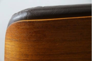 スイスビンテージ　高級オフィス家具メーカー Giroflex(ジロフレックス)　名作82Pasal(パサール)　美しいミッドセンチュリーの佇まいが際立つハイバックデスクチェア　定価約40万円　(R-083252)