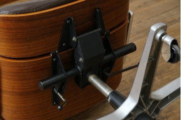 スイスビンテージ　高級オフィス家具メーカー Giroflex(ジロフレックス)　名作82Pasal(パサール)　美しいミッドセンチュリーの佇まいが際立つハイバックデスクチェア　定価約40万円　(R-083252)