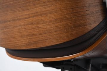 スイスビンテージ　高級オフィス家具メーカー Giroflex(ジロフレックス)　名作82Pasal(パサール)　美しいミッドセンチュリーの佇まいが際立つハイバックデスクチェア(オフィスチェア、アームチェア、デスクチェア、ミーティングチェア、回転椅子、イス、ヴィンテージ)(定価約40万円)(R-083252)