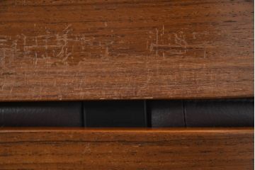 スイスビンテージ　高級オフィス家具メーカー Giroflex(ジロフレックス)　名作82Pasal(パサール)　美しいミッドセンチュリーの佇まいが際立つハイバックデスクチェア(オフィスチェア、アームチェア、デスクチェア、ミーティングチェア、回転椅子、イス、ヴィンテージ)(定価約40万円)(R-083252)