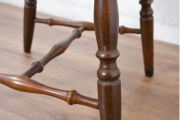 和製ビンテージ　飛騨家具　WINDS太平　たいへい(TAIHEI)　木の温もりを感じられるダイニングチェア2脚セット(板座チェア、椅子、イス、ヴィンテージ、バラ売り可能)(R-083261)