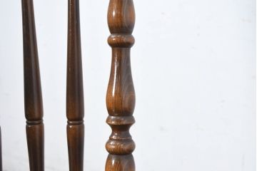 和製ビンテージ　飛騨家具　WINDS太平　たいへい(TAIHEI)　木の温もりを感じられるダイニングチェア2脚セット(板座チェア、椅子、イス、ヴィンテージ、バラ売り可能)(R-083261)