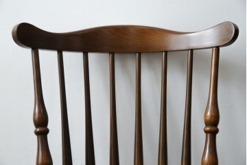 和製ビンテージ　飛騨家具　WINDS太平　たいへい(TAIHEI)　木の温もりを感じられるダイニングチェア2脚セット　(R-083261)