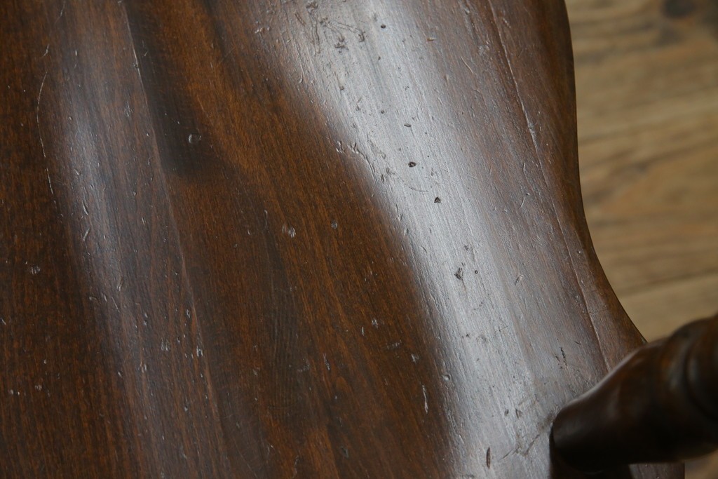 和製ビンテージ　飛騨家具　WINDS太平　たいへい(TAIHEI)　木の温もりを感じられるダイニングチェア2脚セット　(R-083261)