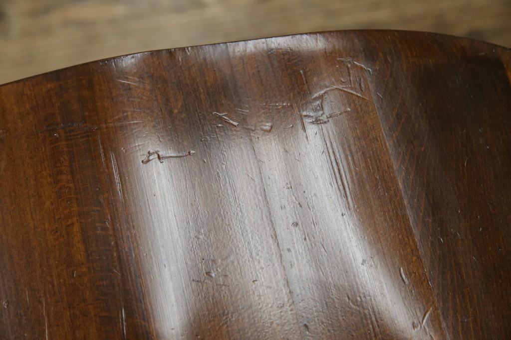 和製ビンテージ　飛騨家具　WINDS太平　たいへい(TAIHEI)　木の温もりを感じられるダイニングチェア2脚セット　(R-083261)