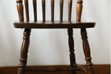 和製ビンテージ　飛騨家具　WINDS太平　たいへい(TAIHEI)　木の温もりを感じられるダイニングチェア2脚セット　(R-083261)