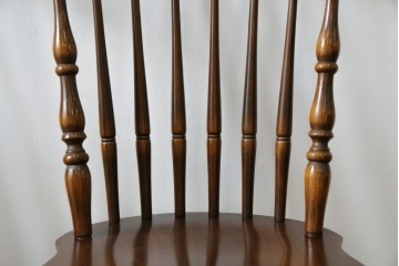 和製ビンテージ　飛騨家具　WINDS太平　たいへい(TAIHEI)　木の温もりを感じられるダイニングチェア2脚セット　(R-083261)