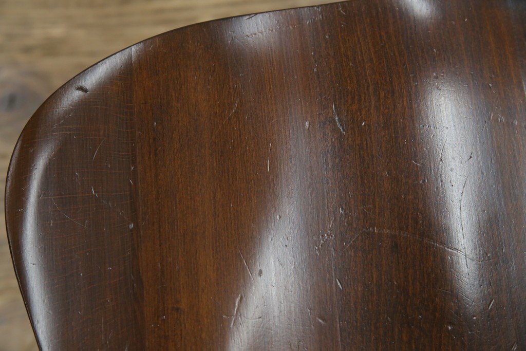 和製ビンテージ　飛騨家具　WINDS太平　たいへい(TAIHEI)　木の温もりを感じられるダイニングチェア2脚セット　(R-083261)