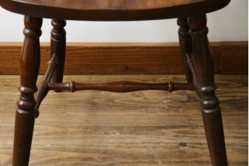 和製ビンテージ　飛騨家具　WINDS太平　たいへい(TAIHEI)　木の温もりを感じられるダイニングチェア2脚セット　(R-083261)