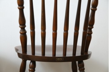 和製ビンテージ　飛騨家具　WINDS太平　たいへい(TAIHEI)　木の温もりを感じられるダイニングチェア2脚セット　(R-083261)