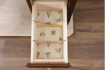 中古　美品　maruni(マルニ木工)　地中海ロイヤルシリーズ(ROYAL)　優雅で機能的なドレッサー(鏡台、ミラー、化粧台)(定価約20万円)(R-083262)
