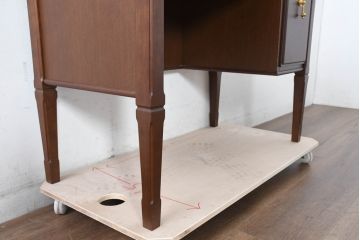 中古　美品　maruni(マルニ木工)　地中海ロイヤルシリーズ(ROYAL)　優雅で機能的なドレッサー(鏡台、ミラー、化粧台)(定価約20万円)(R-083262)