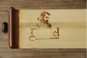 中古　横浜ダニエル(daniel)　Etranger(エトランジェ)　E-303　温かみのある色合いと上品な佇まいが魅力のレディースデスク　(R-083264)