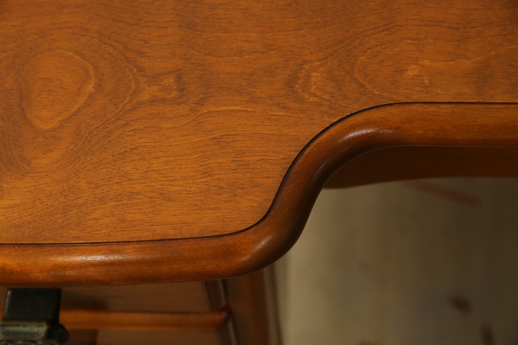 中古　横浜ダニエル(daniel)　Etranger(エトランジェ)　E-303　温かみのある色合いと上品な佇まいが魅力のレディースデスク　(R-083264)