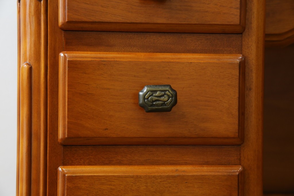 中古　横浜ダニエル(daniel)　Etranger(エトランジェ)　E-303　温かみのある色合いと上品な佇まいが魅力のレディースデスク　(R-083264)