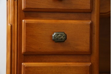 中古　横浜ダニエル(daniel)　Etranger(エトランジェ)　E-303　温かみのある色合いと上品な佇まいが魅力のレディースデスク　(R-083264)