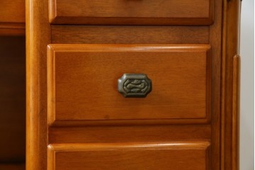 中古　横浜ダニエル(daniel)　Etranger(エトランジェ)　E-303　温かみのある色合いと上品な佇まいが魅力のレディースデスク　(R-083264)