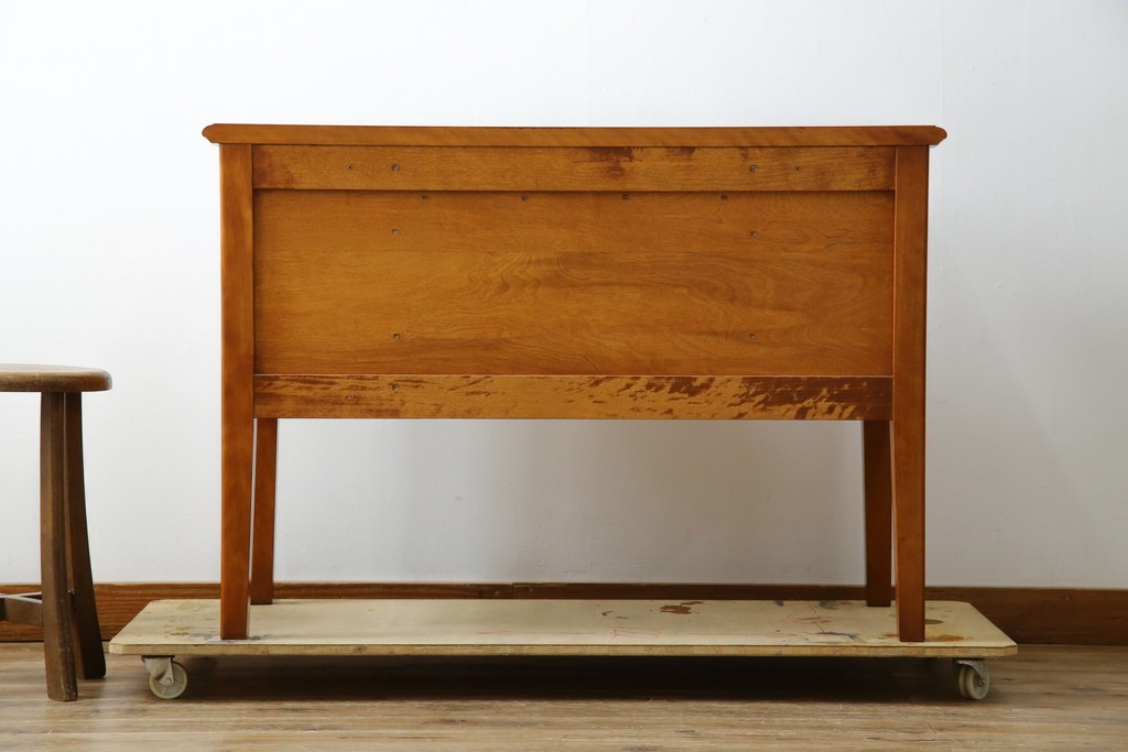 中古　横浜ダニエル(daniel)　Etranger(エトランジェ)　E-303　温かみのある色合いと上品な佇まいが魅力のレディースデスク　(R-083264)