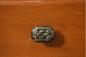 中古　横浜ダニエル(daniel)　Etranger(エトランジェ)　E-303　温かみのある色合いと上品な佇まいが魅力のレディースデスク(両袖机、ドレッサー、化粧台、コンソールテーブル、在宅用、在宅ワーク)(R-083264)