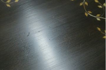 アジアンビンテージ　高級品!!　美しい唐草風象嵌装飾　ハンドクラフト　アジアンクラシカルな雰囲気が素敵な隠し引き出し付きサイドキャビネット　(R-083267)