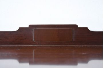 中古　美品　神戸元町欧風家具メープル不二屋製　マホガニー材の高級キャビネット(収納棚、戸棚、サイドキャビネット、飾り棚、本箱、ブックケース)(R-083272)