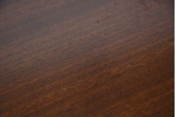 中古　美品　神戸元町欧風家具メープル不二屋製　マホガニー材の高級キャビネット(収納棚、戸棚、サイドキャビネット、飾り棚、本箱、ブックケース)(R-083272)