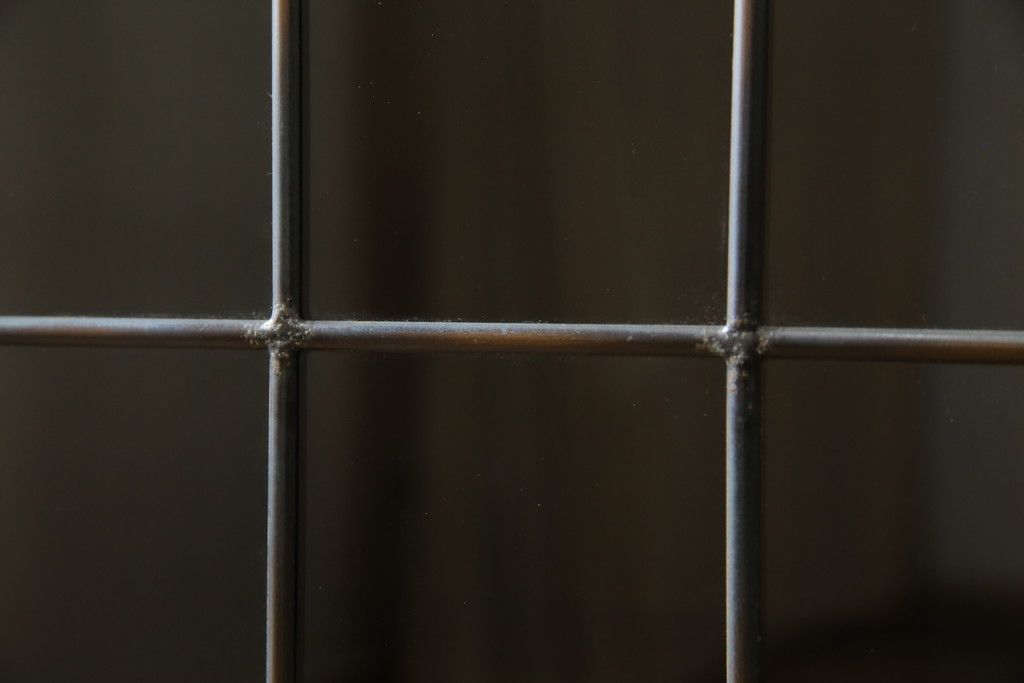 中古　美品　神戸元町欧風家具メープル不二屋製　マホガニー材の高級キャビネット(収納棚、戸棚、サイドキャビネット、飾り棚、本箱、ブックケース)(R-083272)