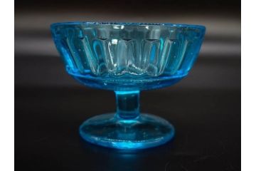 当時物　大正〜昭和初期　プレスガラス　ゴブレット　アイスクリームコップ　どこか懐かしい雰囲気の氷コップ2点&グラス6点セット(アイスクリームカップ、タンブラー、ショット、リキュール、硝子)(R-083280)