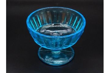 当時物　大正〜昭和初期　プレスガラス　ゴブレット　アイスクリームコップ　どこか懐かしい雰囲気の氷コップ2点&グラス6点セット(アイスクリームカップ、タンブラー、ショット、リキュール、硝子)(R-083280)