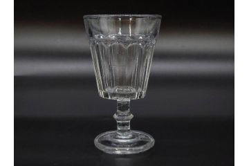 当時物　大正〜昭和初期　プレスガラス　ゴブレット　アイスクリームコップ　どこか懐かしい雰囲気の氷コップ2点&グラス6点セット(アイスクリームカップ、タンブラー、ショット、リキュール、硝子)(R-083280)
