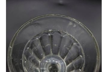 当時物　大正〜昭和初期　プレスガラス　ゴブレット　アイスクリームコップ　どこか懐かしい雰囲気の氷コップ2点&グラス6点セット(アイスクリームカップ、タンブラー、ショット、リキュール、硝子)(R-083280)