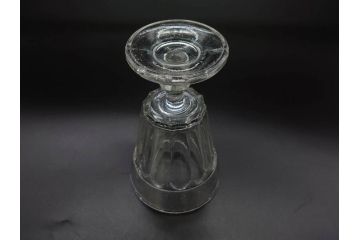 当時物　大正〜昭和初期　プレスガラス　ゴブレット　アイスクリームコップ　どこか懐かしい雰囲気の氷コップ2点&グラス6点セット(アイスクリームカップ、タンブラー、ショット、リキュール、硝子)(R-083280)