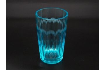 当時物　大正〜昭和初期　プレスガラス　ゴブレット　アイスクリームコップ　どこか懐かしい雰囲気の氷コップ2点&グラス6点セット(アイスクリームカップ、タンブラー、ショット、リキュール、硝子)(R-083280)