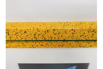 真作　ジョージ・ロドリーゲ　George Rodrigue　ブルードッグ　87/350　鮮やかな色彩と独特のタッチに惹きつけられるシルクスクリーン(絵画、版画、犬、サイン入り、額装)(R-083282)　