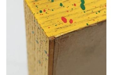 真作　ジョージ・ロドリーゲ　George Rodrigue　ブルードッグ　87/350　鮮やかな色彩と独特のタッチに惹きつけられるシルクスクリーン(絵画、版画、犬、サイン入り、額装)(R-083282)　