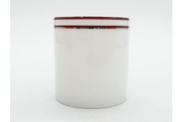 フランス　HERMES(エルメス)　リズム　洗練されたデザインが魅力のコーヒーカップ&ソーサー2客セット(C&S、金彩、碗皿、洋食器、共箱付)(R-083283)