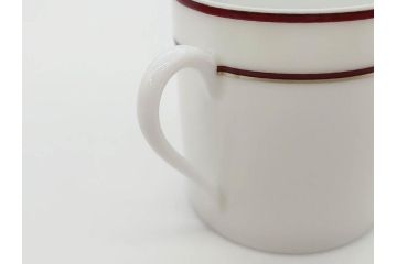 フランス　HERMES(エルメス)　リズム　洗練されたデザインが魅力のコーヒーカップ&ソーサー2客セット(C&S、金彩、碗皿、洋食器、共箱付)(R-083283)