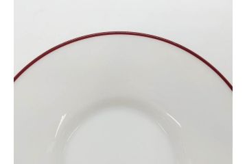 フランス　HERMES(エルメス)　リズム　洗練されたデザインが魅力のコーヒーカップ&ソーサー2客セット(C&S、金彩、碗皿、洋食器、共箱付)(R-083283)