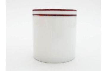 フランス　HERMES(エルメス)　リズム　洗練されたデザインが魅力のコーヒーカップ&ソーサー2客セット(C&S、金彩、碗皿、洋食器、共箱付)(R-083283)