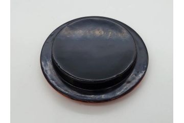 江戸期　七代 中村宗哲　金林寺根来塗　使い込むほどに味わい深くなる棗(木製、漆器、茶入れ、茶道具、茶筒、茶器、外箱付き)(R-083285)